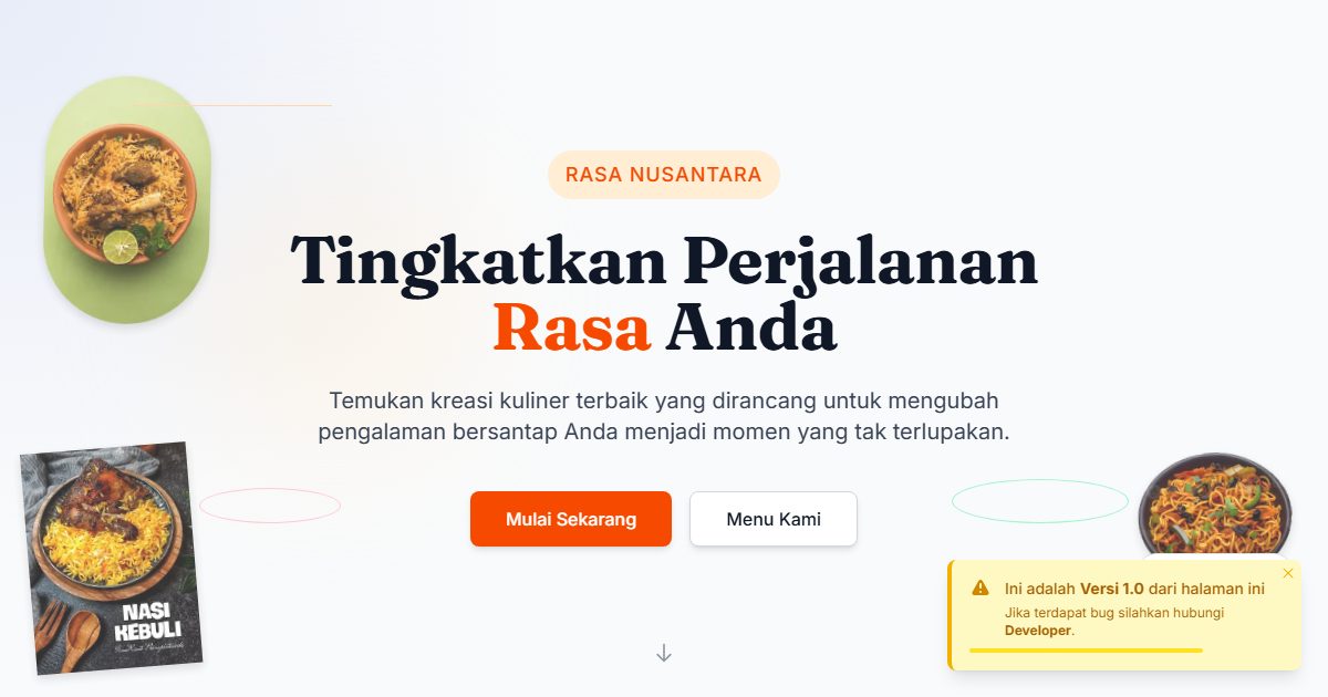 Tampilan Rasa Nusantara